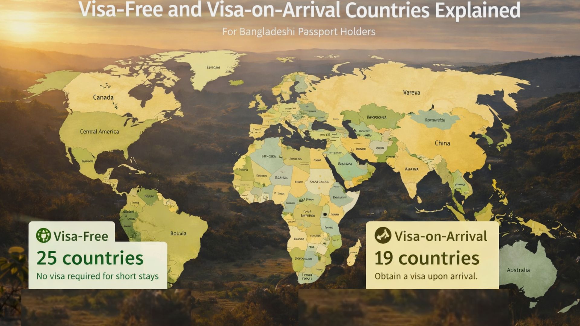 Visa-Free and Visa-on-Arrival Countries Explained